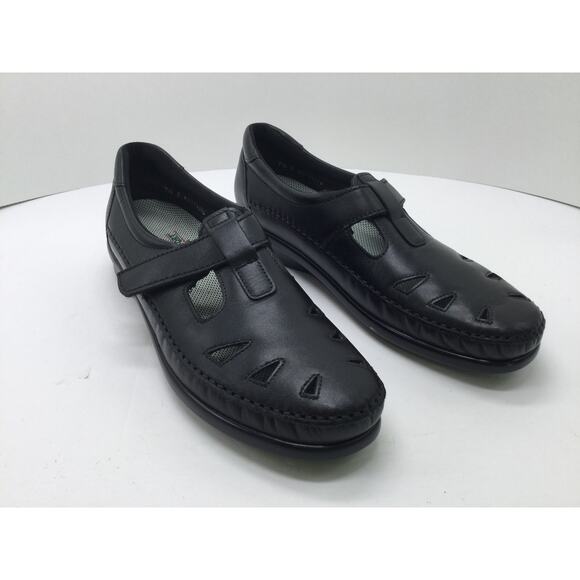 Discontinued SAS Roamer Slip On Loafers Black 7.5S Womens Comfort Shoes NIB - Picture 5 of 9
